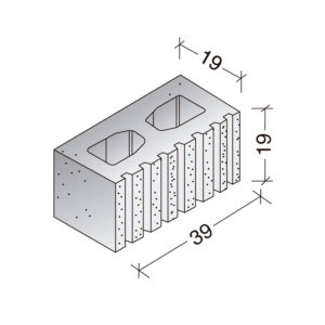 Dos caras lisas bloque Rudolph 20
