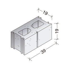 Bloque Standard rayado 20