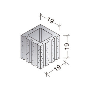 Medio bloque terminal Rudolph 20