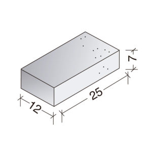 Ladrillo de hormigón macizo