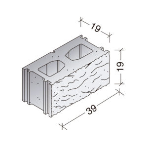 Bloque Split rayado 20