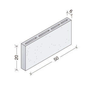 Tabiquero de hormigón